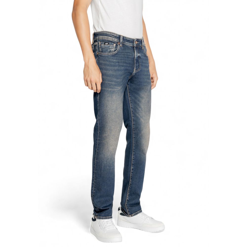 Τζιν και παντελόνι Gas Blue Cotton