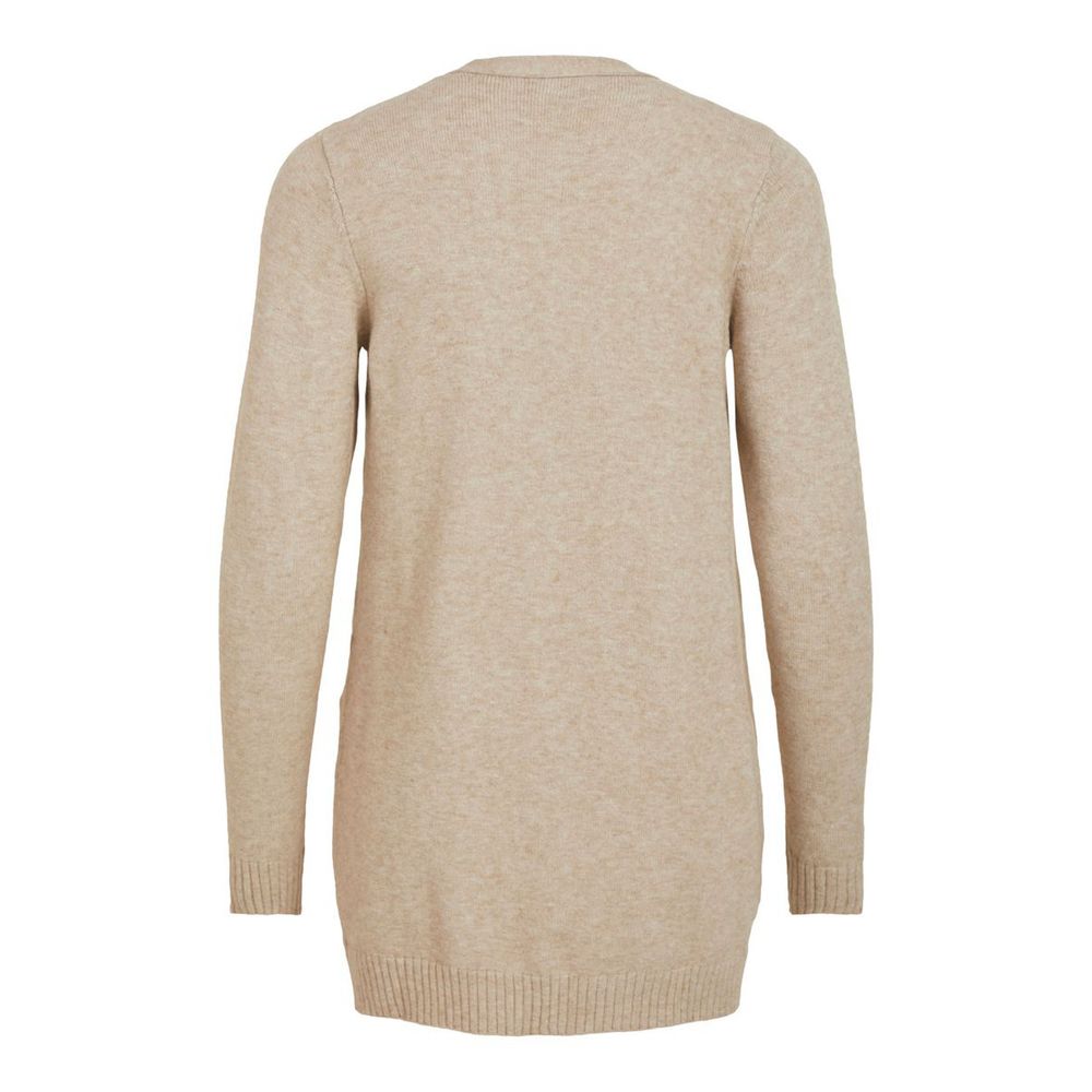 Ζακέτα Vila Clothes Beige Viscose