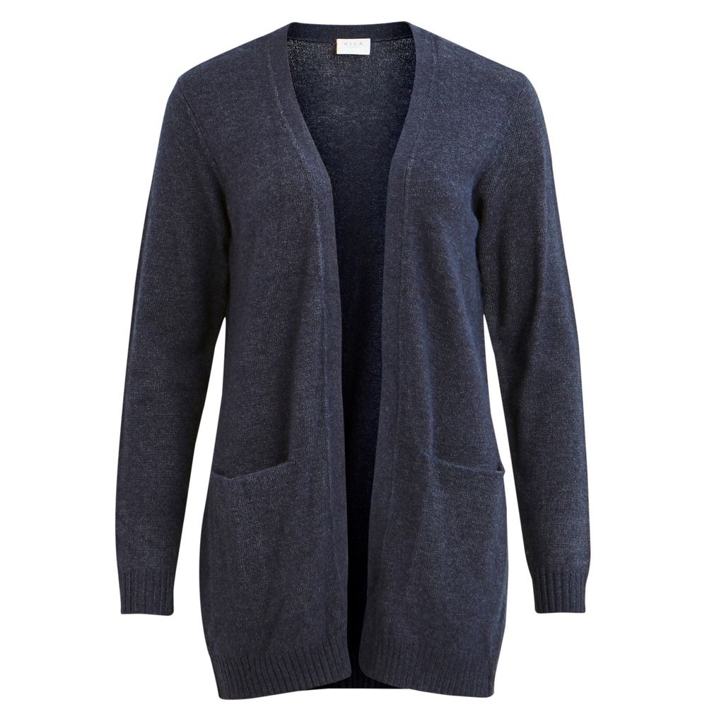 Ζακέτα Vila Clothes Blue Viscose