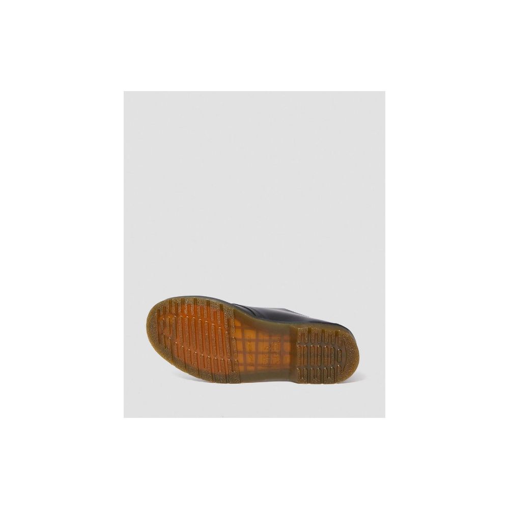 Μαύρο δερμάτινο ίσιο παπούτσι Dr. Martens