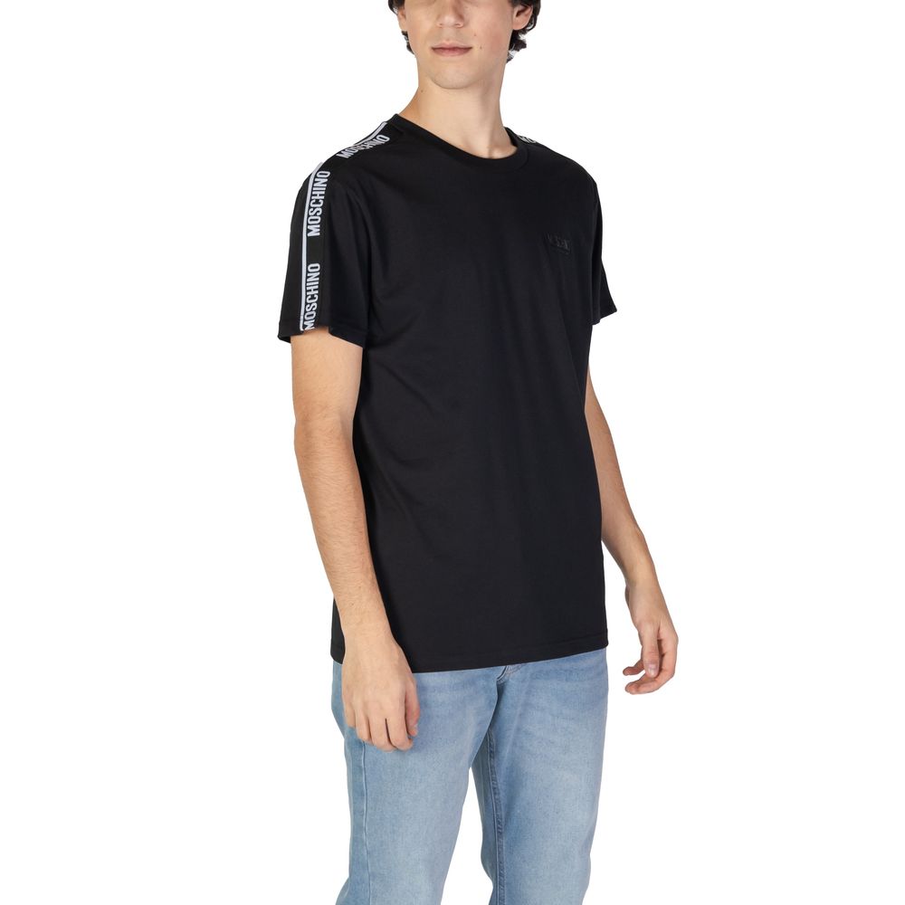 Μπλουζάκι Moschino μαύρο βαμβακερό