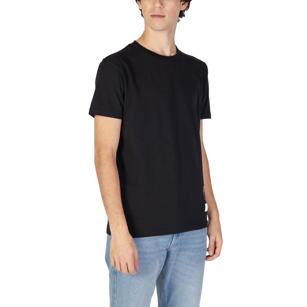 Μπλουζάκι Moschino μαύρο βαμβακερό