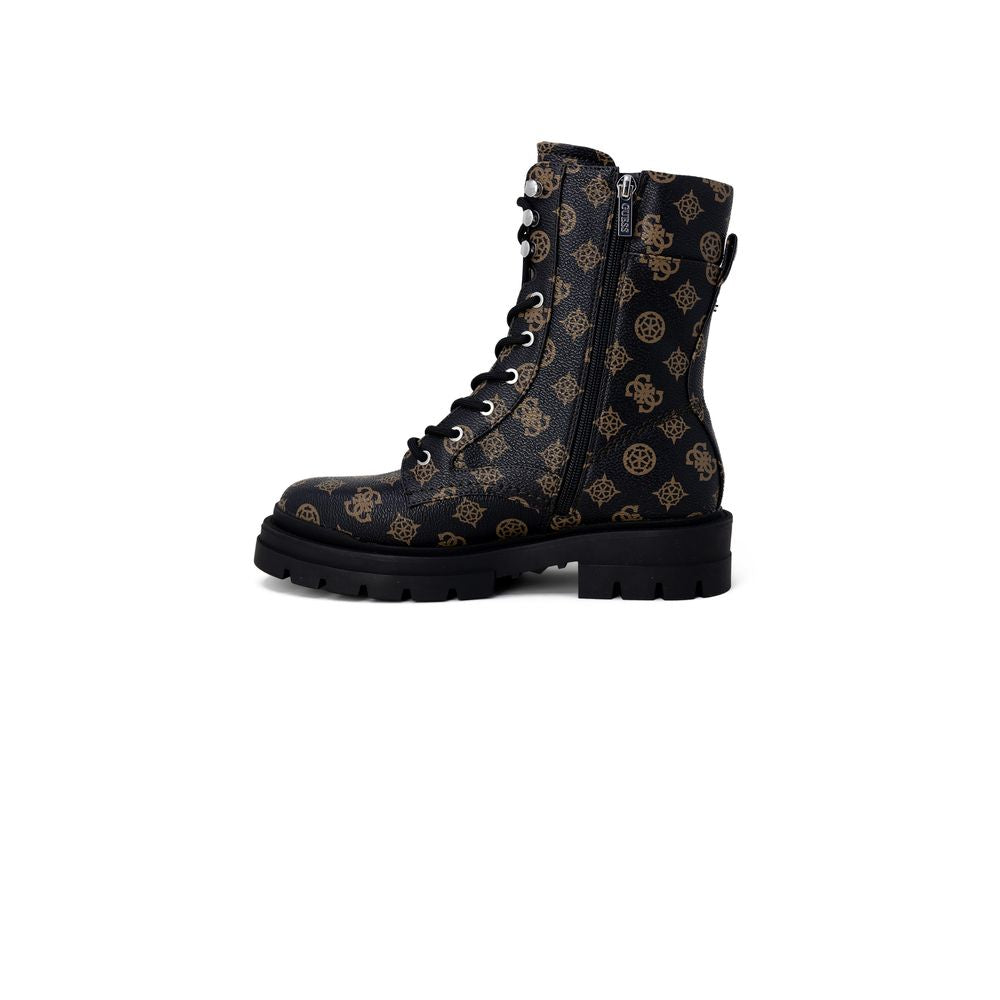 Μποτάκι Guess Brown από συνθετικό δέρμα