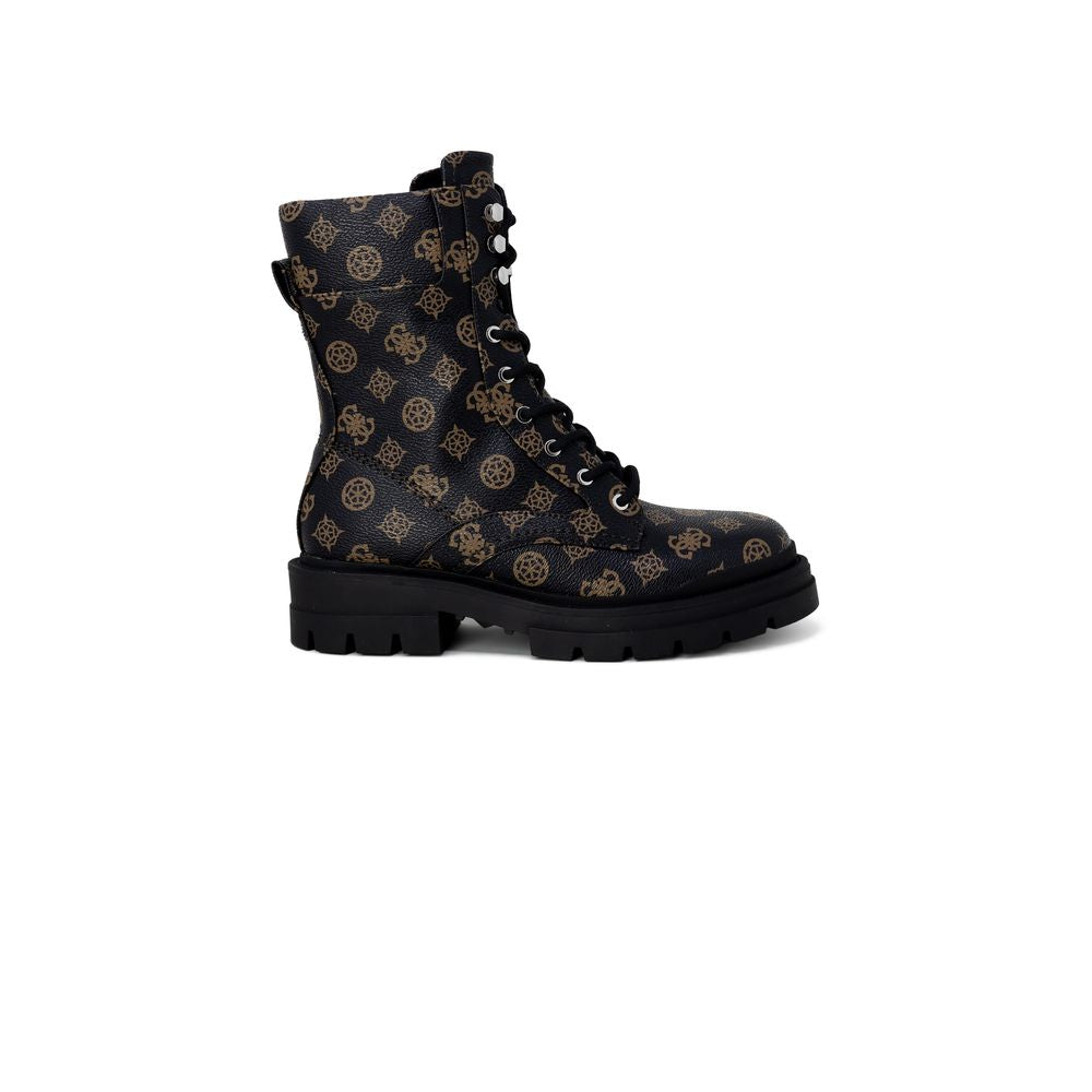 Μποτάκι Guess Brown από συνθετικό δέρμα