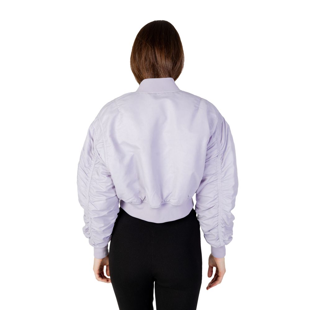 Calvin Klein Jeans Purple Polyamide Bomber