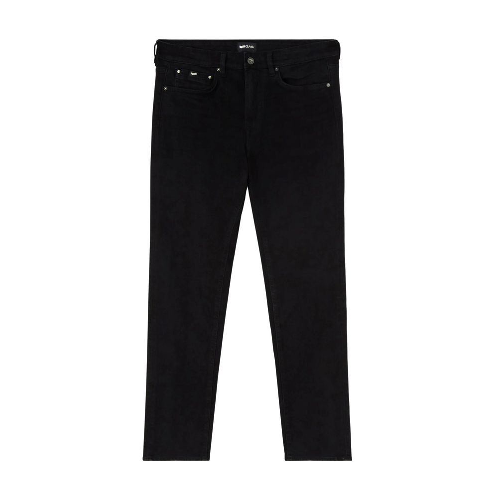Τζιν και παντελόνι Gas Black Cotton