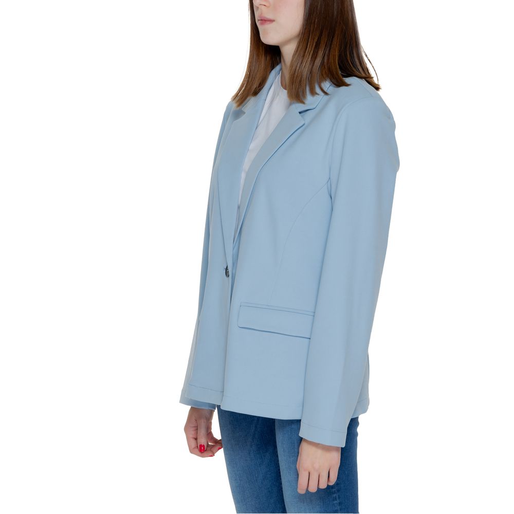 Μόνο Blue Polyester Suits & Blazer
