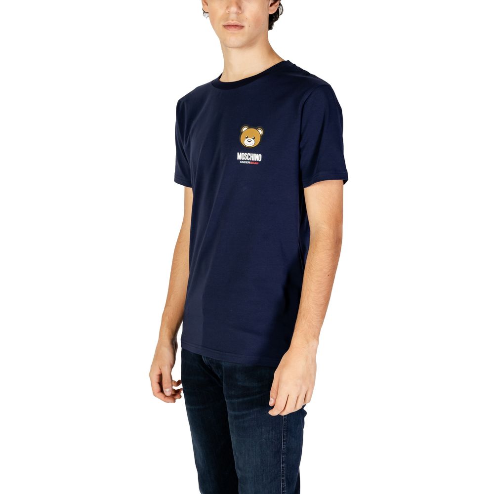 Μπλουζάκι Moschino Blue Cotton