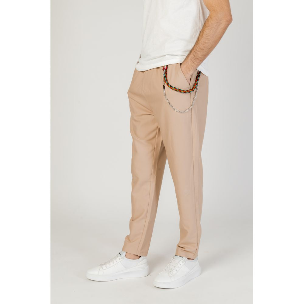 Τζιν και παντελόνι Gianni Lupo Beige Polyester