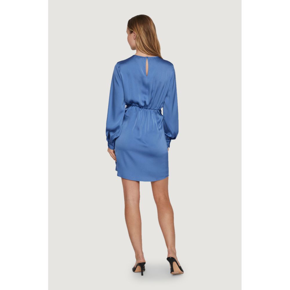 Vila Clothes Μπλε Φόρεμα από ανακυκλωμένο πολυεστέρα