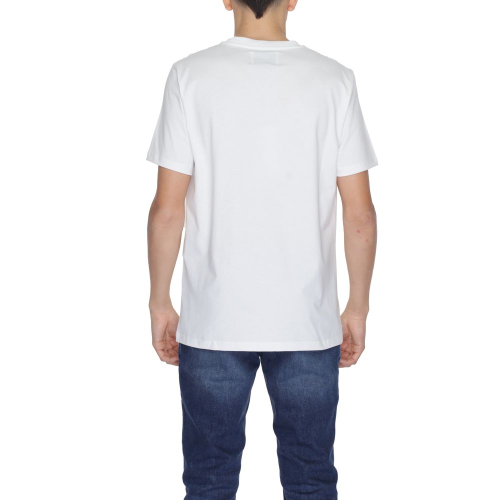 Underclub Λευκό Βαμβακερό T-Shirt