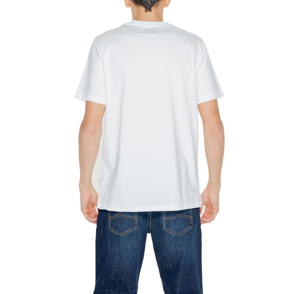 Underclub Λευκό Βαμβακερό T-Shirt