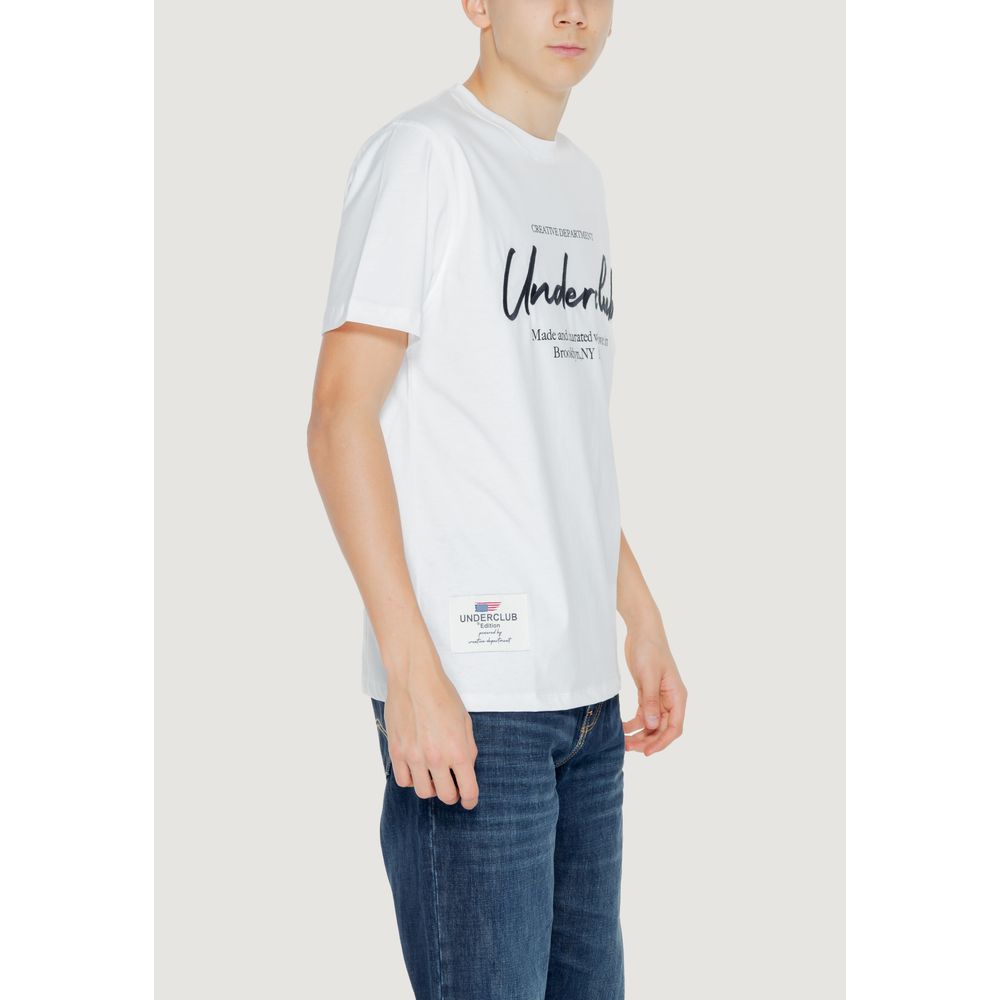Underclub Λευκό Βαμβακερό T-Shirt