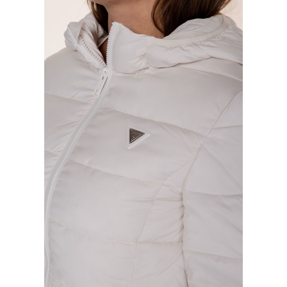 Μπουφάν και παλτό Guess Active White Polyester