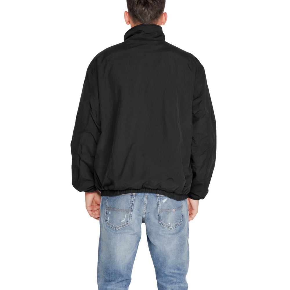 Μπουφάν Tommy Hilfiger Jeans μαύρο ανακυκλωμένο πολυεστέρα