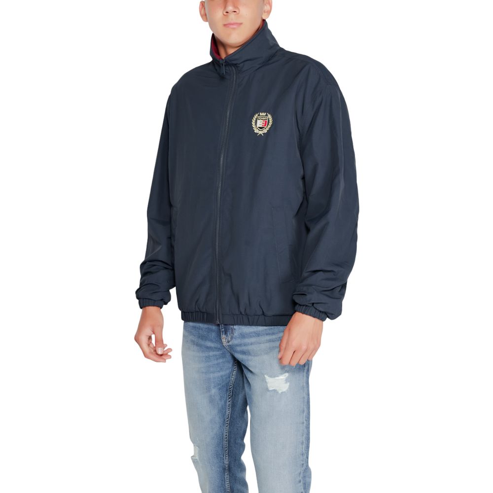 Μπουφάν Tommy Hilfiger Jeans Blue από ανακυκλωμένο πολυεστέρα