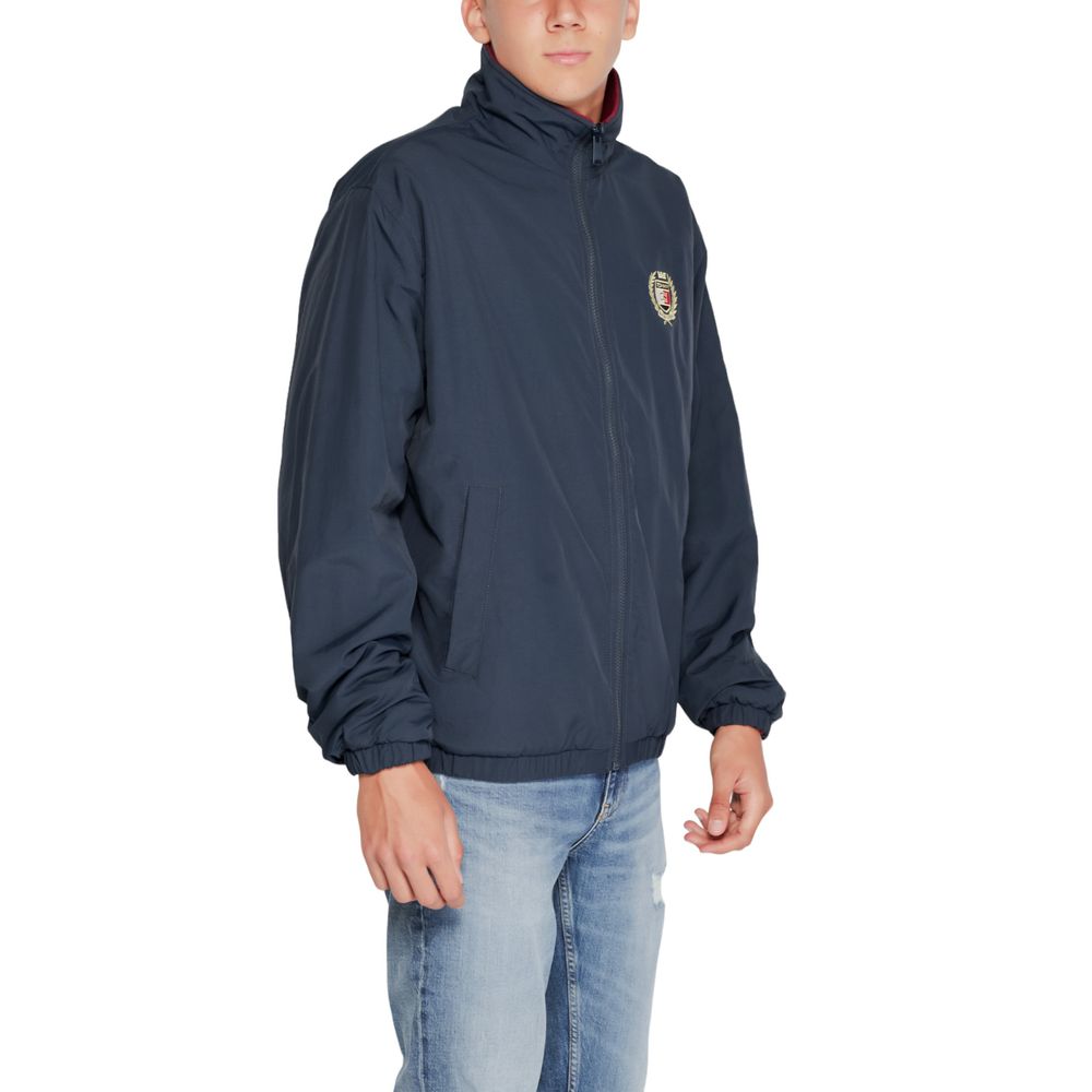 Μπουφάν Tommy Hilfiger Jeans Blue από ανακυκλωμένο πολυεστέρα