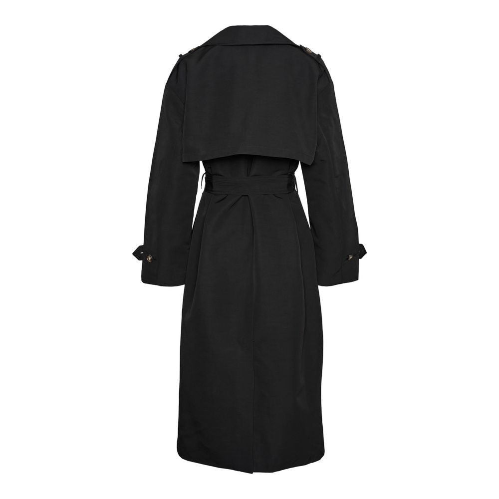 Μπουφάν & Παλτό από Μαύρο Πολυεστέρα Vero Moda