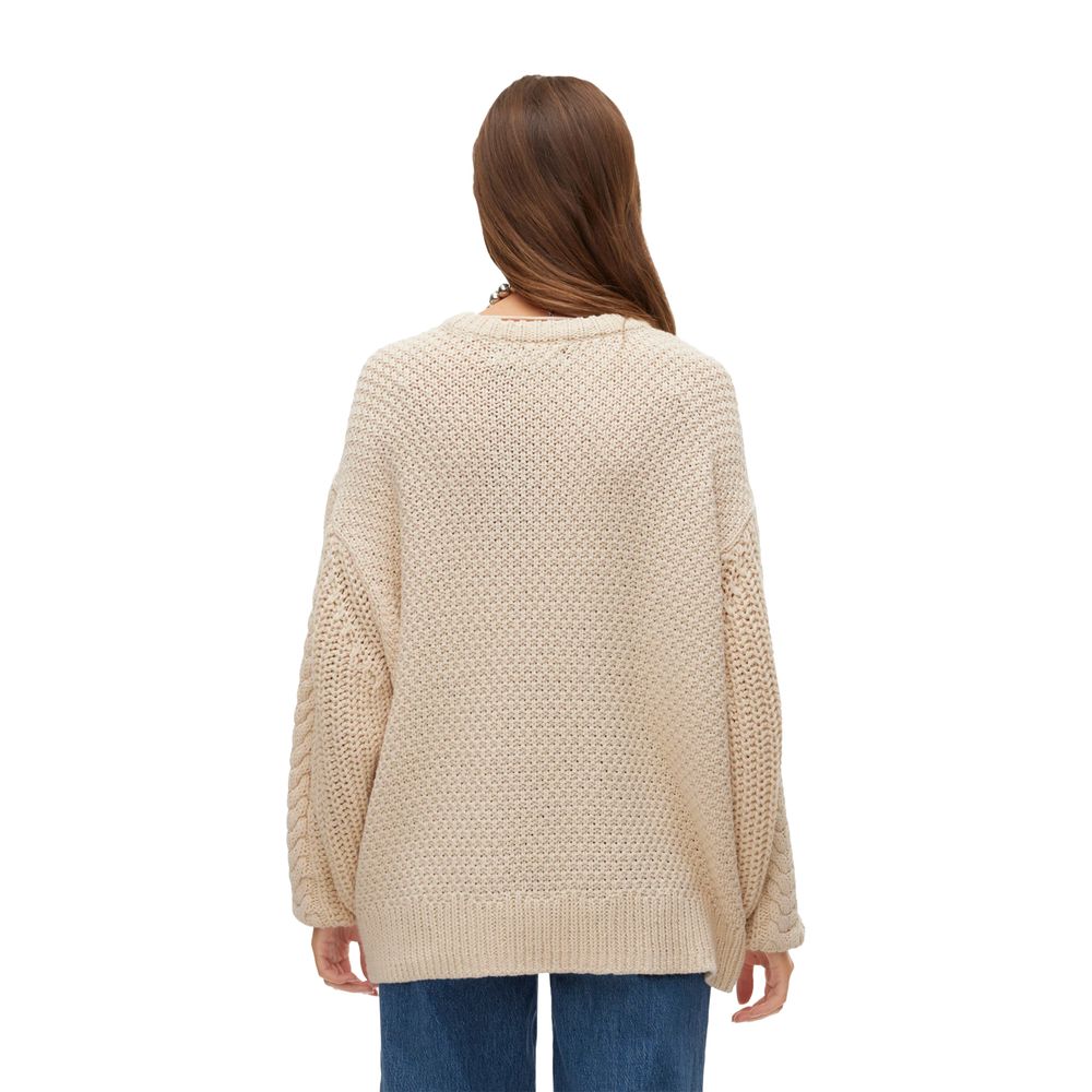 Βαμβακερό πουλόβερ Vero Moda Μπεζ