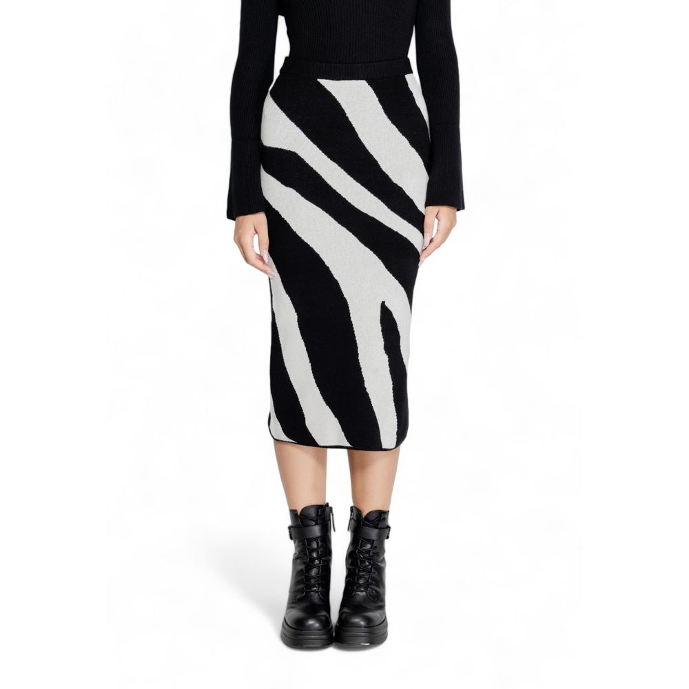 Φούστα Vero Moda Μαύρη βισκόζη