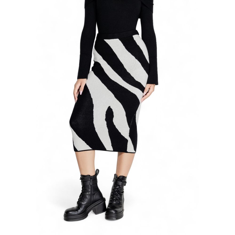 Φούστα Vero Moda Μαύρη βισκόζη