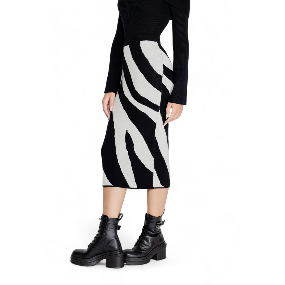 Φούστα Vero Moda Μαύρη βισκόζη