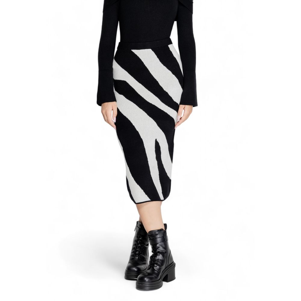 Φούστα Vero Moda Μαύρη βισκόζη
