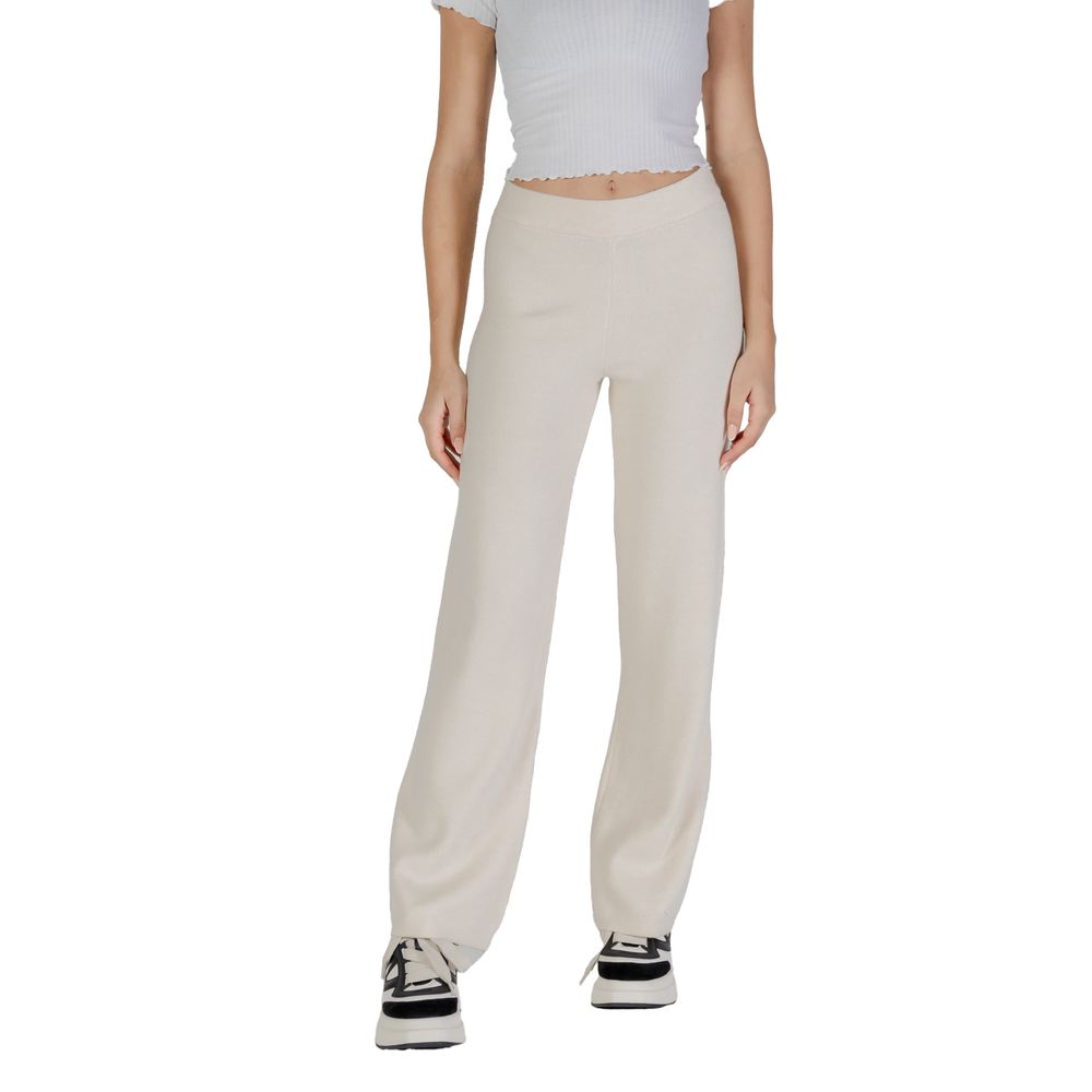 Τζιν και παντελόνι Vero Moda Cream Viscose