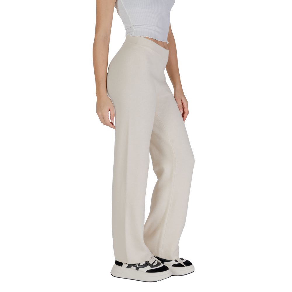 Τζιν και παντελόνι Vero Moda Cream Viscose