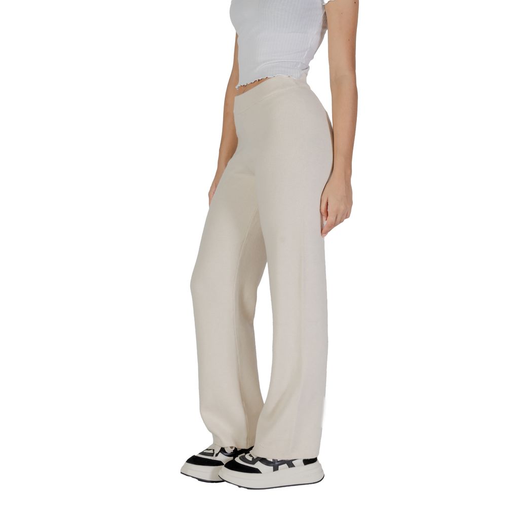 Τζιν και παντελόνι Vero Moda Cream Viscose