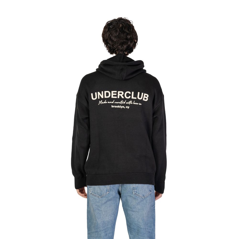 Μαύρο βαμβακερό πουλόβερ Underclub