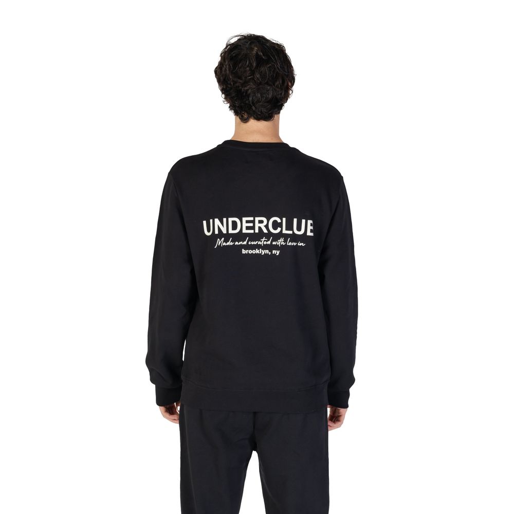 Μαύρο βαμβακερό πουλόβερ Underclub