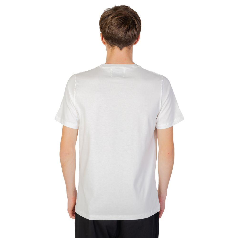 Underclub Λευκό Βαμβακερό T-Shirt