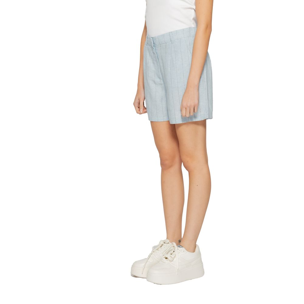 Κοντό λινό Vero Moda Light Blue