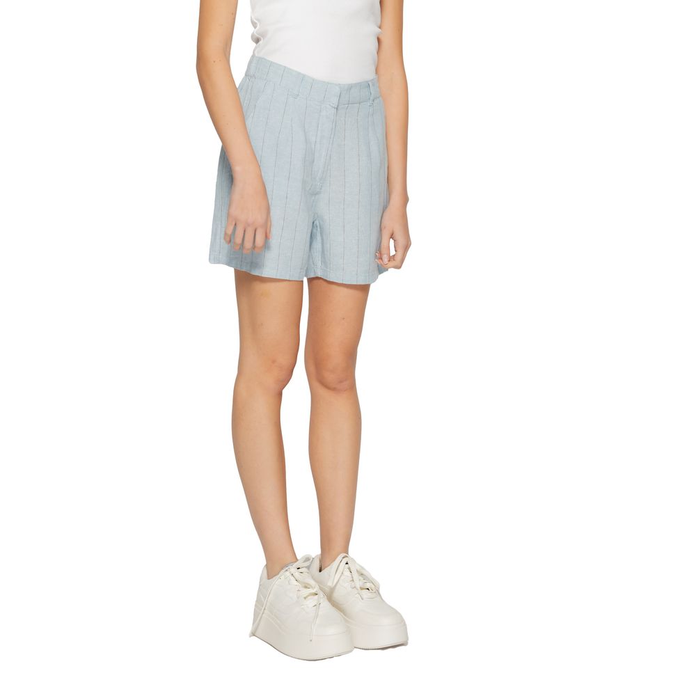 Κοντό λινό Vero Moda Light Blue