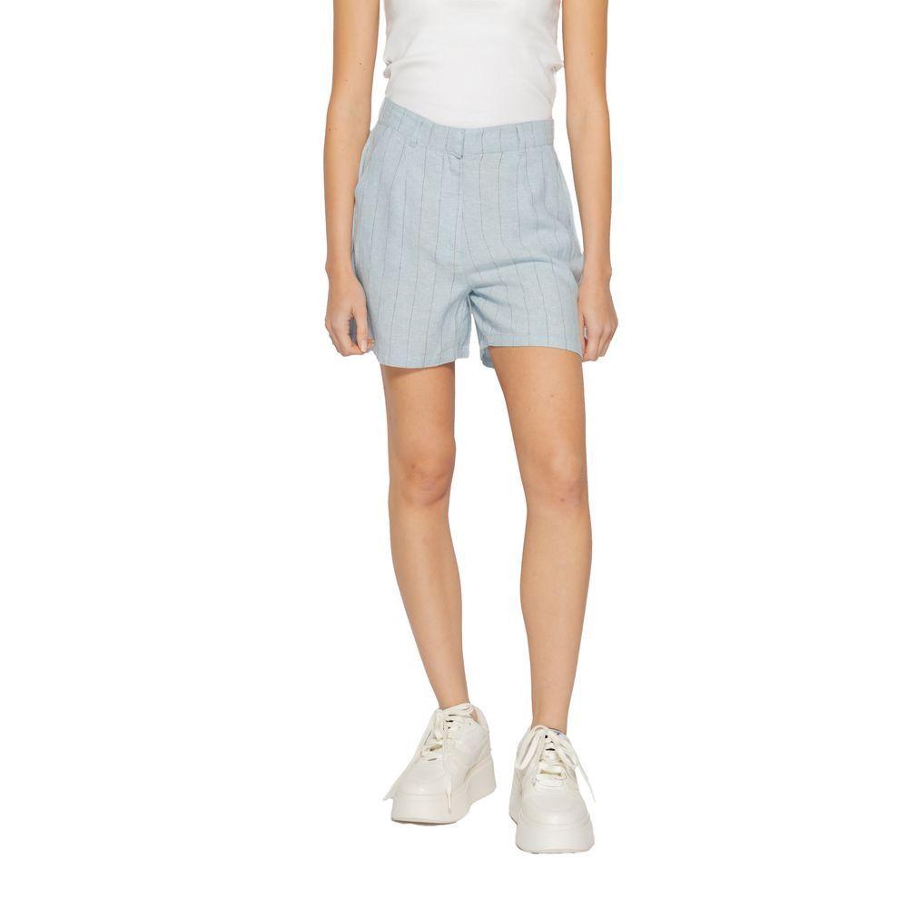 Κοντό λινό Vero Moda Light Blue