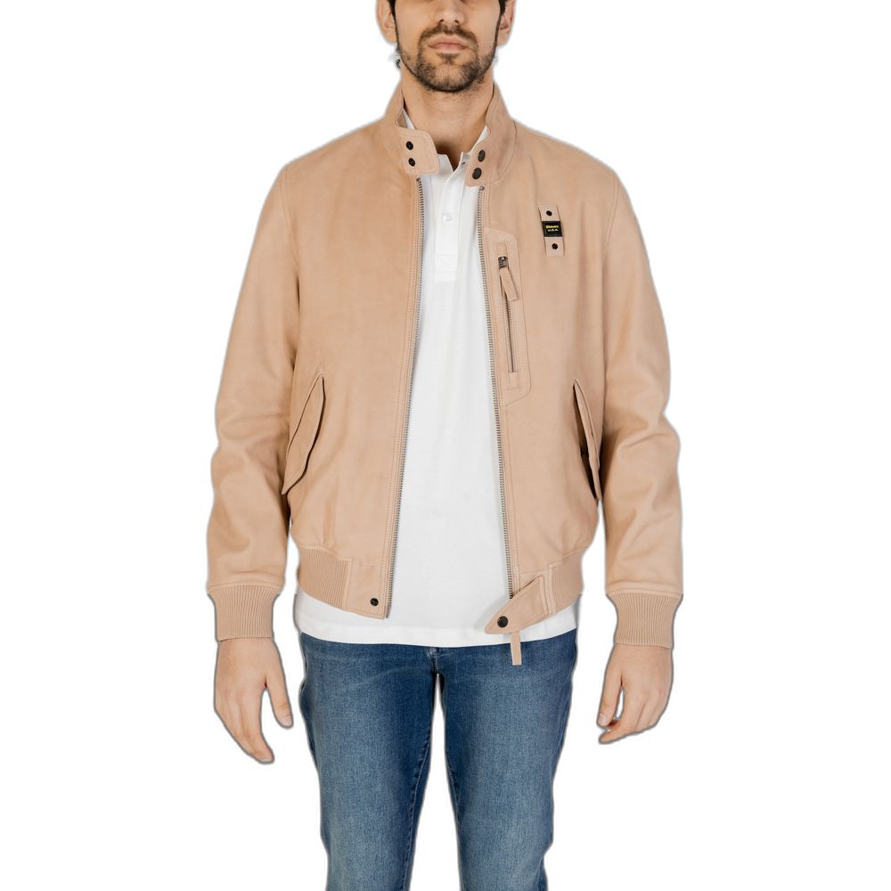 Δερμάτινο μπουφάν Blauer Beige