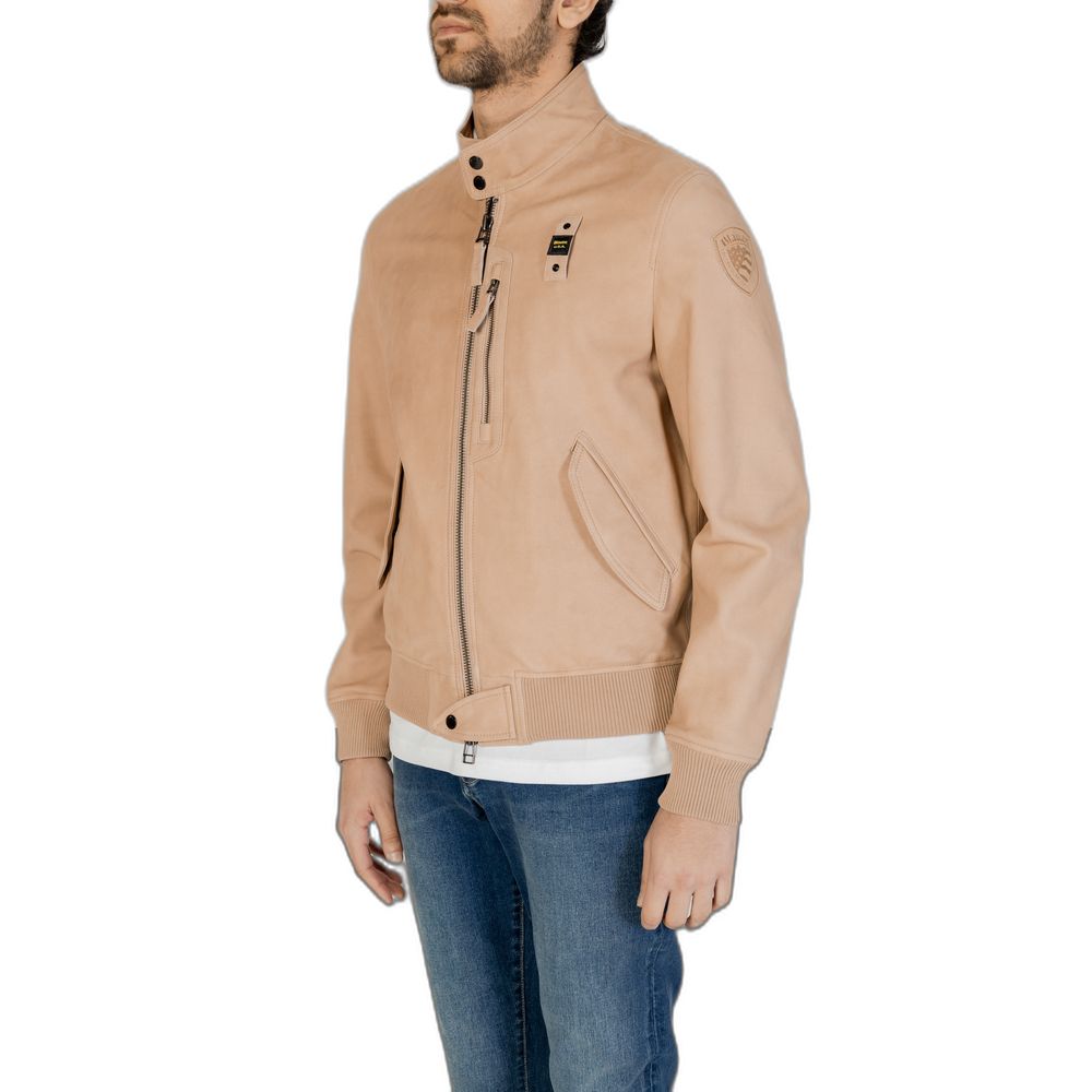Δερμάτινο μπουφάν Blauer Beige