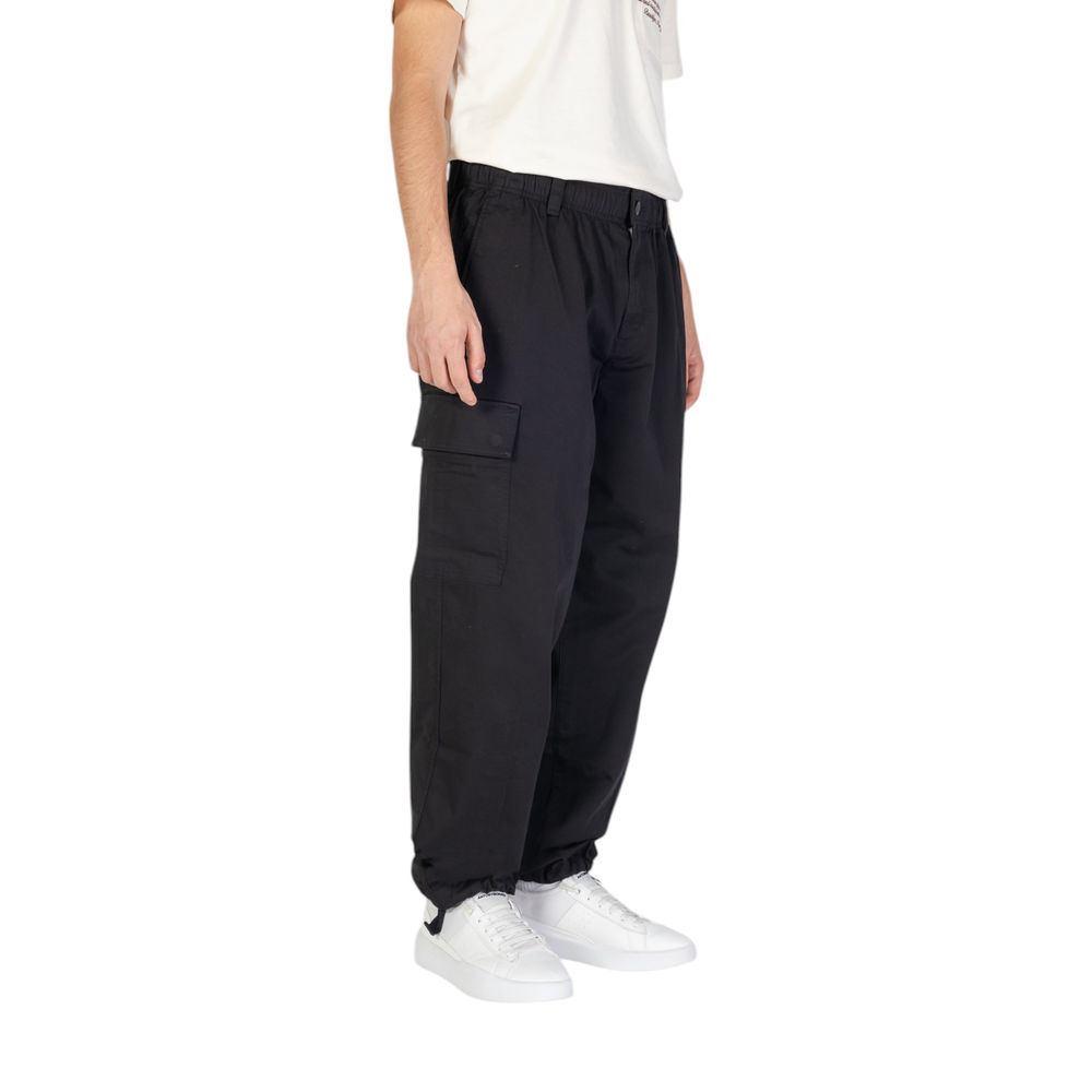 Τζιν Calvin Klein Μαύρο βαμβακερό Τζιν και παντελόνι Rigenato
