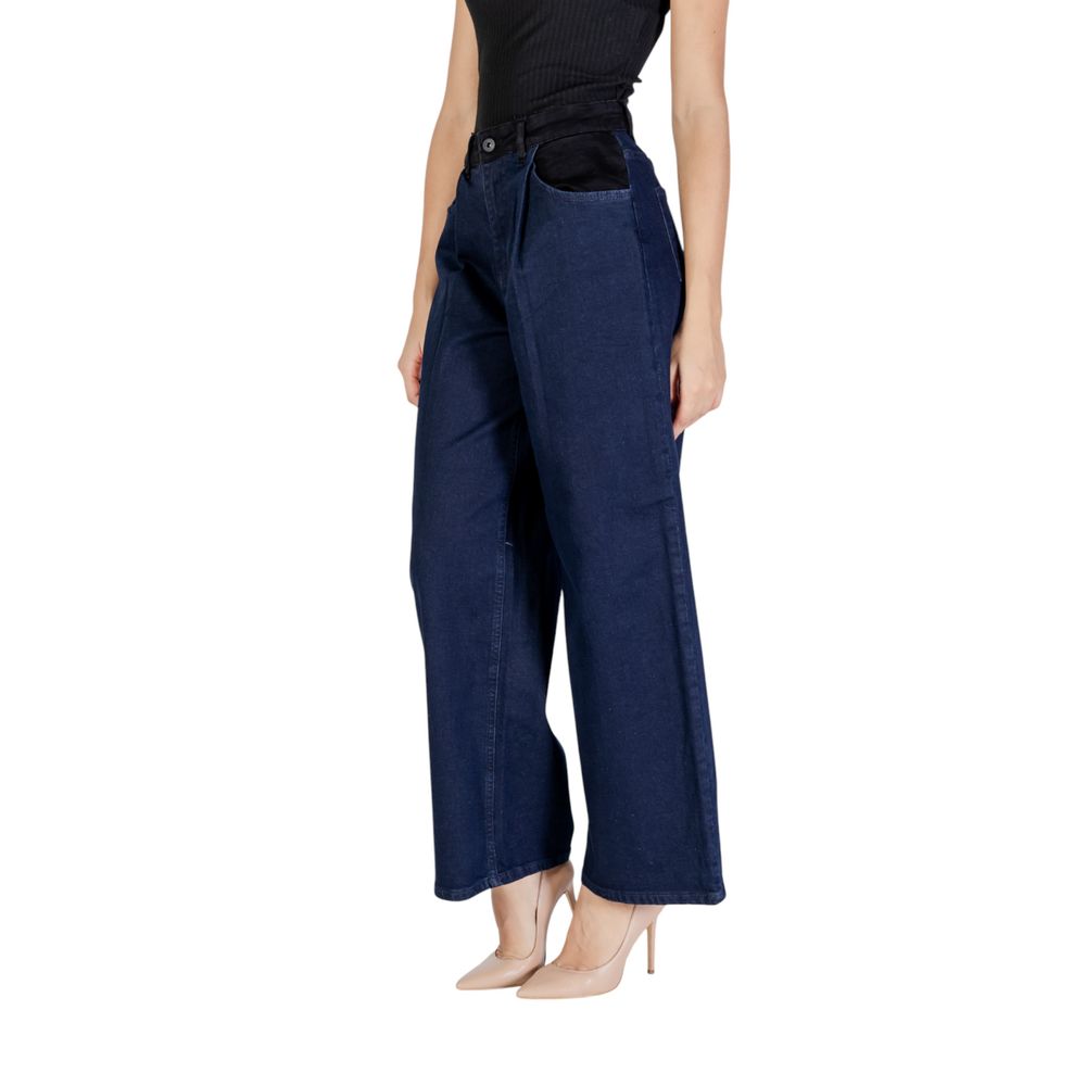 Τζιν και παντελόνι ICHI Blue Cotton