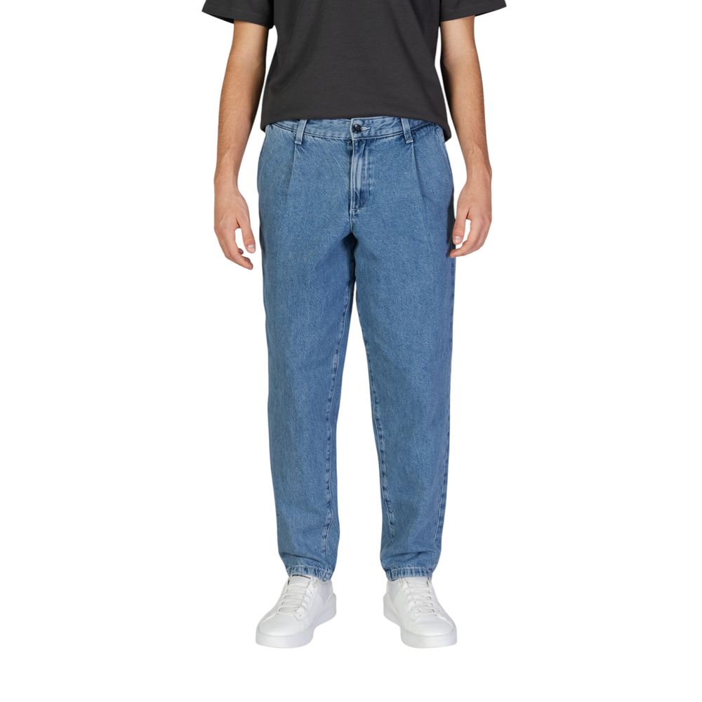 Τζιν και παντελόνι Jack Jones Blue Cotton