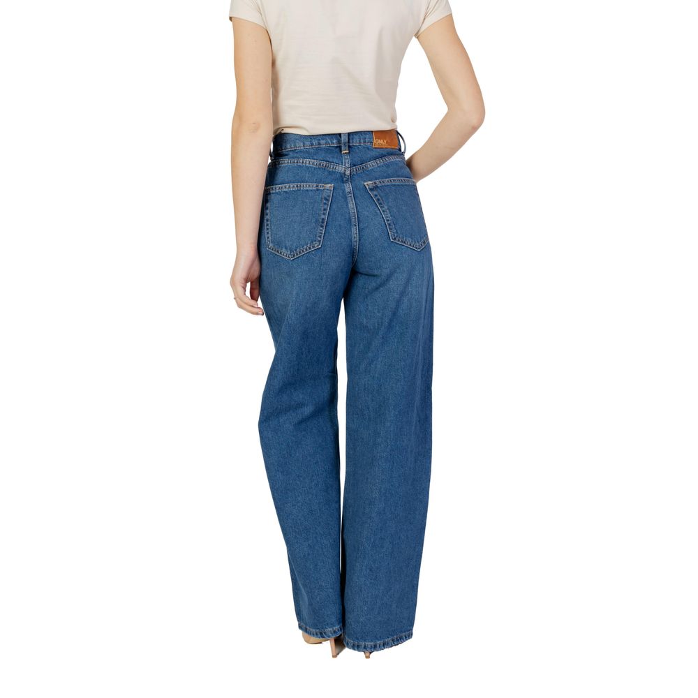 Μόνο Blue Cotton Jeans & Pant