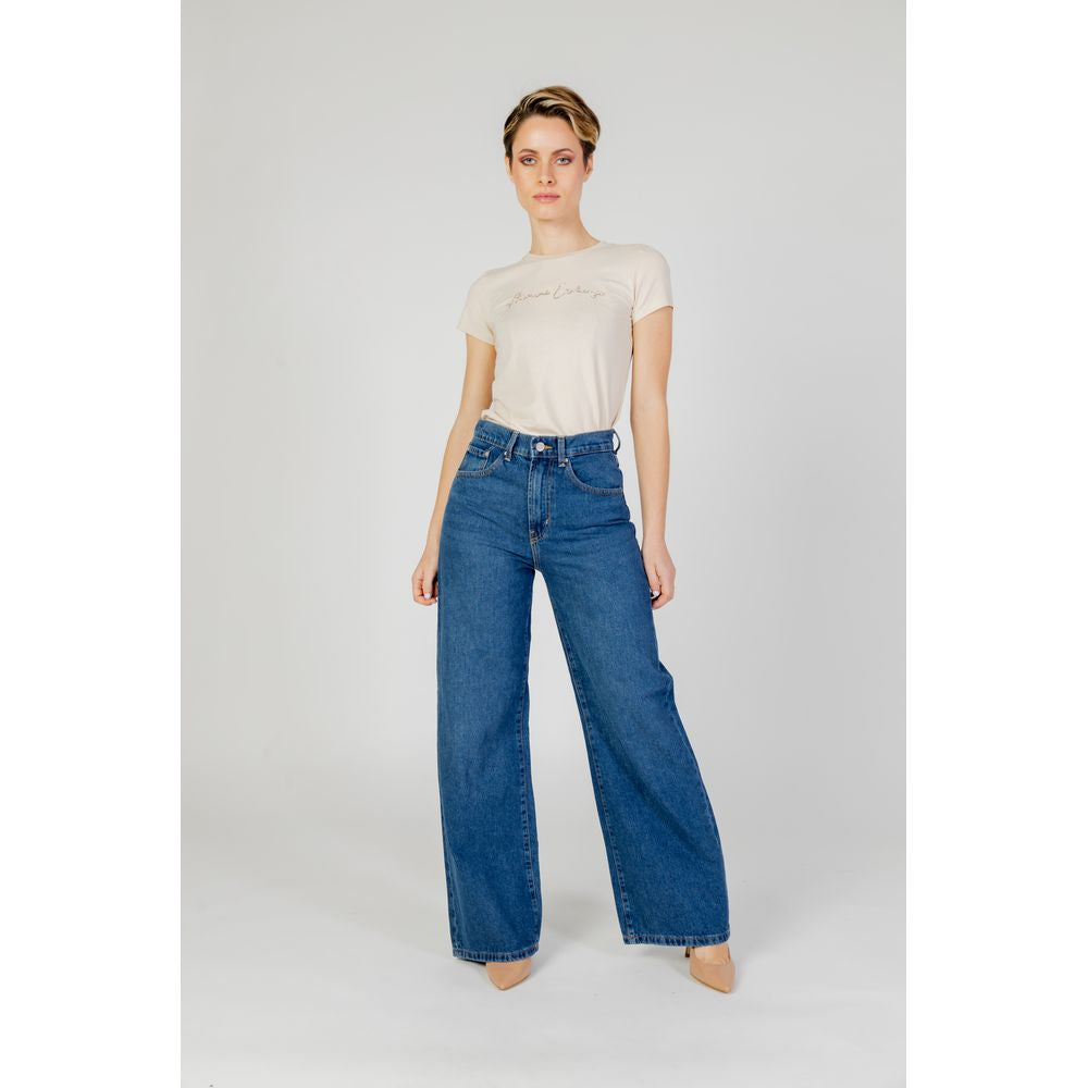 Μόνο Blue Cotton Jeans & Pant