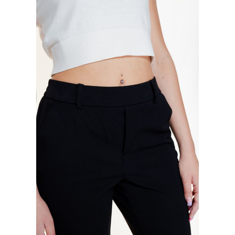 Vero Moda Μαύρο τζιν και παντελόνι από πολυεστέρα