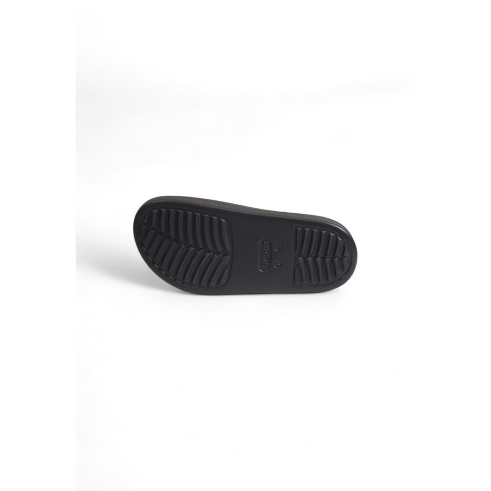 Μαύρο συνθετικό πέδιλο Crocs