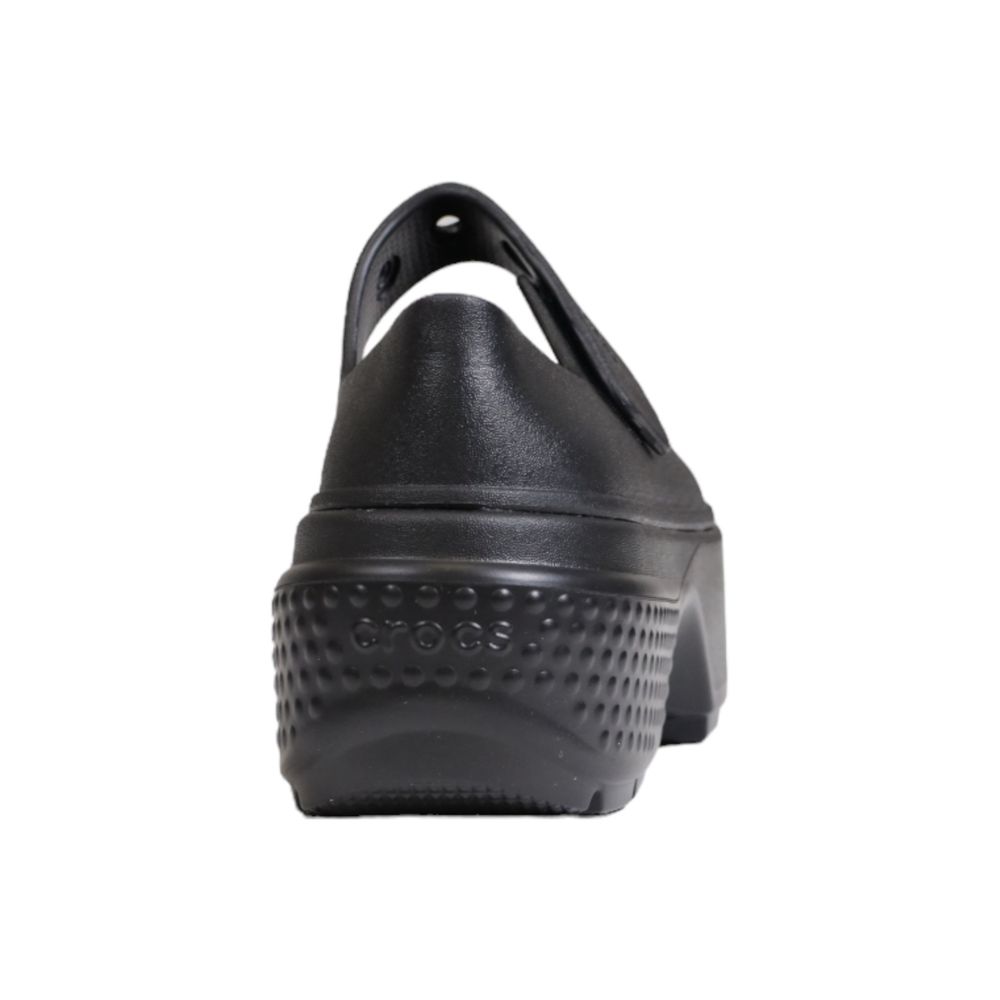 Μαύρο συνθετικό πέδιλο Crocs