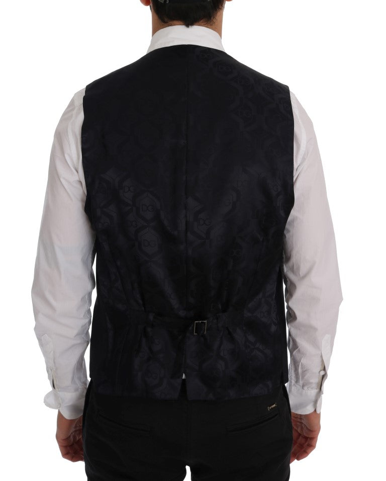 Γιλέκο γιλέκο Dolce & Gabbana Sleek ριγέ μαλλί