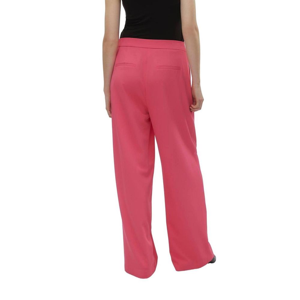 Τζιν και παντελόνι Vero Moda Pink Polyester