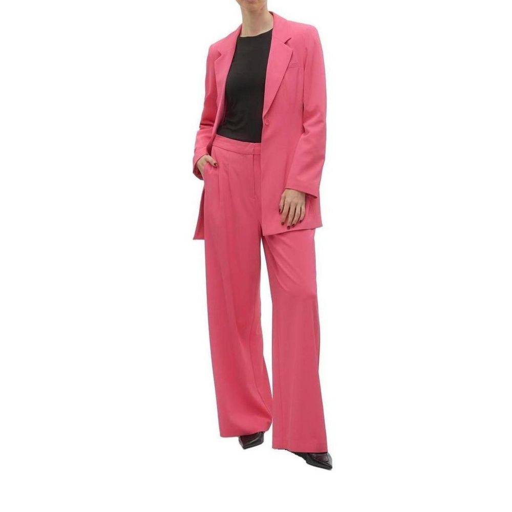 Τζιν και παντελόνι Vero Moda Pink Polyester