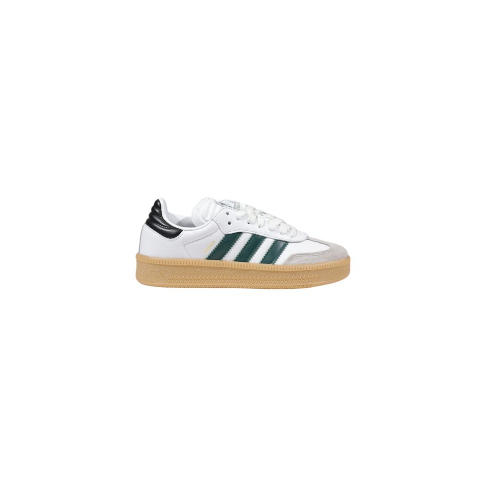 Λευκό δερμάτινο αθλητικό παπούτσια Adidas